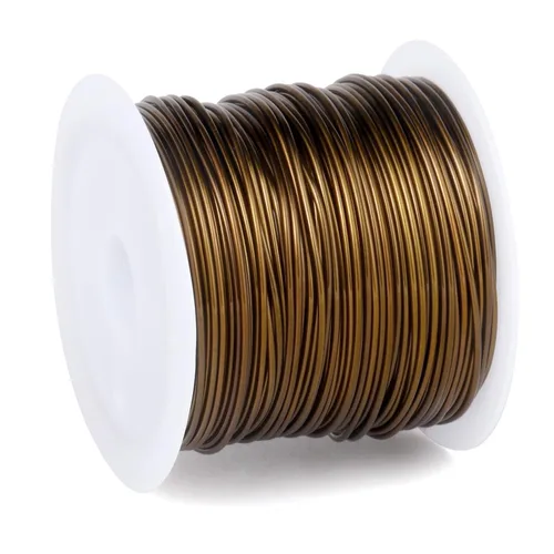 Vista 8 de Alambre de joyería de 492 pies, calibre 32, resistente al deslustre, rollo de alambres de cobre para cuentas a granel para manualidades DIY, Bronce