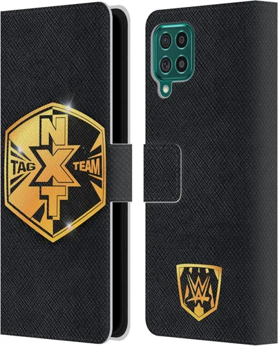 Vista 205 de Head Case Designs Officially Licensed WWE Cruiserweight Champion Title Belts Leather Wallet Case Compatible with Samsung Galaxy A07 4G Campeón