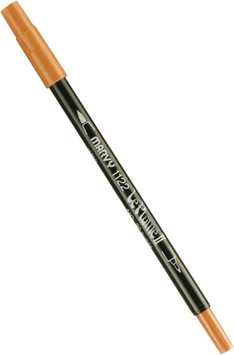 Vista 50 de Uchida 1122-C-3 Marvy Extra Fine Tip Le Plume II Rotulador de doble punta, azul