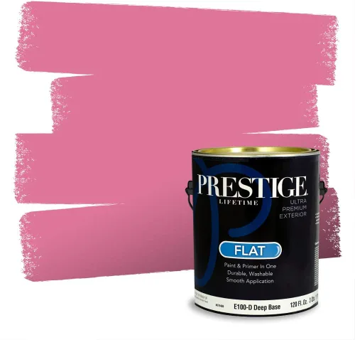 Vista 630 de Prestige Paints Pintura exterior e imprimación en uno, 1 galón, plano, coincidencia comparable de Valspar* Amber Rose*