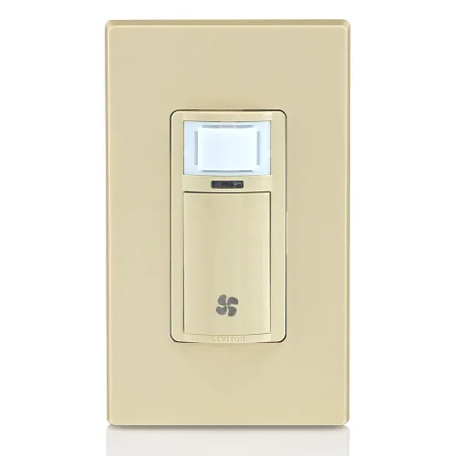 Vista 12 de Interruptor de sensor de humedad Leviton para ventilador de escape de baño, ventilación automatizada, circulación de aire, control de humedad, ¼ HP