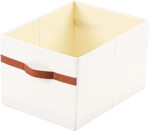 Vista 18 de ALYER Organizador de almacenamiento plegable de tela con asas, contenedor para dormitorio, oficina, armario, bebés, guardería, juguetes, libros