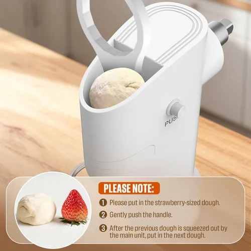 Vista 2 de Accesorio de prensa de pasta gourmet Fedowal para batidora de pie Kitchenaid, accesorio para hacer pasta con 7 placas intercambiables, accesorio