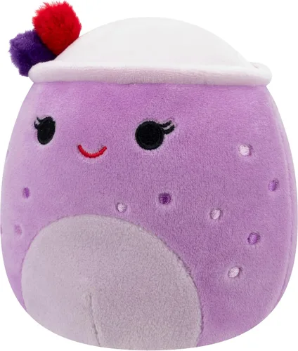 Vista 2 de Squishmallows Original de 5 Pulgadas Vie Berry Smoothie - Peluche Oficial de Jazwares