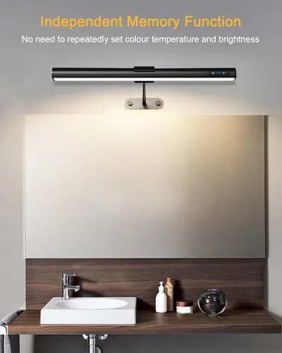 Vista 6 de GOVSSING Luces de imagen para pared, batería recargable de 4000 mAh, luz inalámbrica con control remoto, 3 temperaturas de color y brillo ajustable
