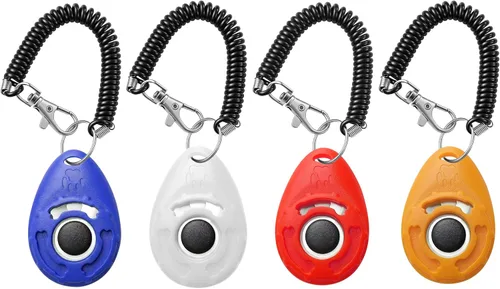 Vista 11 de Pet Training Clicker with Wrist Strap - Dog Training Clickers for Puppy, Cat, Potty, Bird, Horse, Pet, Trainer Training Tools, Behavior Aids