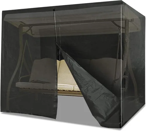 Vista 8 de BenefitUSA Cubierta de columpio de hamaca de 3 plazas para muebles de exterior Protector protector de porche (verde)