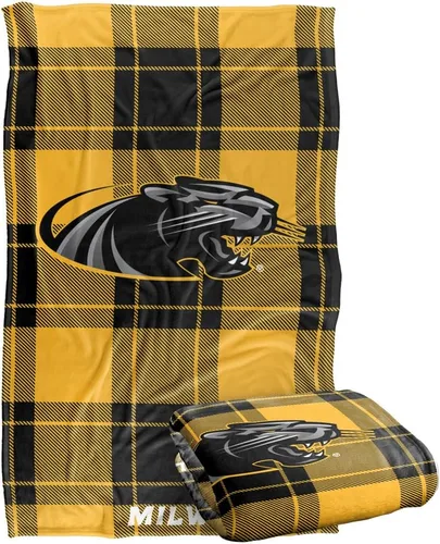 Vista 269 de LOGOVISION St John's University Campus Plaid Spirit Silky Touch Manta súper suave 36 x 58 pulgadas