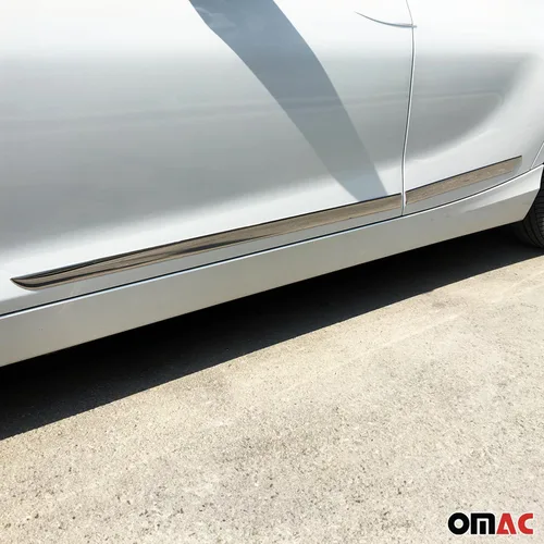 Vista 8 de OMAC Moldura de puerta lateral para Nissan Rogue 2014-2020 Acero inoxidable