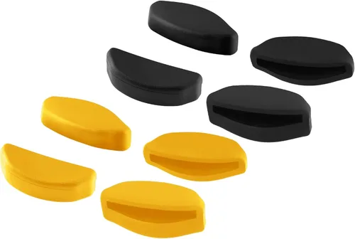 Vista 27 de Mryok Replacement Nose Pieces Nose Pads for Oakley Frogskins Range/Hybrid/HSTN/Top Knot/Frogskins Range XL Sunglass - Options 1 par negro - ajuste