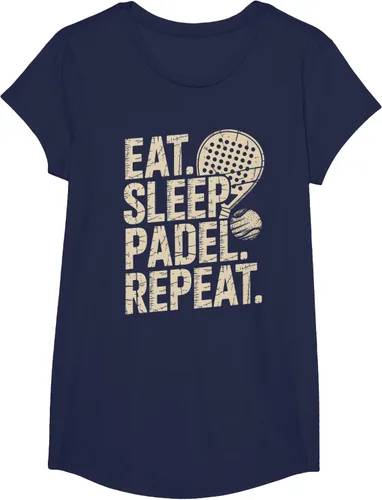 Vista 69 de Camiseta Eat Sleep Padel Repeat Padel Jugador de Tenis