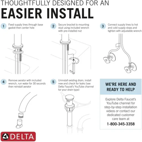 Vista 7 de Llave Delta Faucet, 559LF-CZMPU