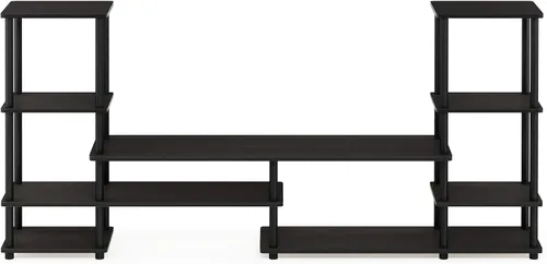 Vista 72 de Furinno 11191BK THE Centro de Entretenimiento Soporte para TV, Negro