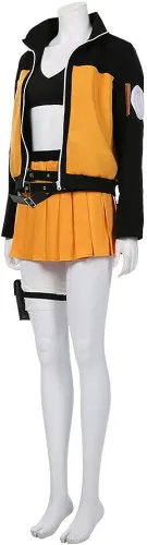 Vista 5 de Uzumaki - Disfraz de kimono con diadema vestido de Halloween para mujer