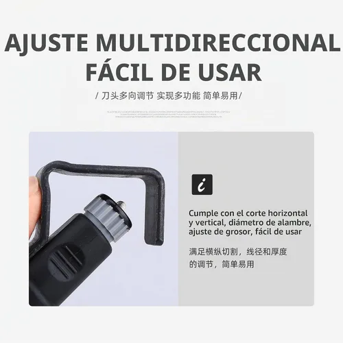 Vista 2 de FTTH - Pelacables redondo, corte horizontal y vertical para una extracción rápida y precisa de la chaqueta de 3/16 a 1 1/8 pulgadas de diámetro