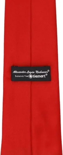 Vista 456 de tiemart Corbata de color sólido para hombre Longitud estándar