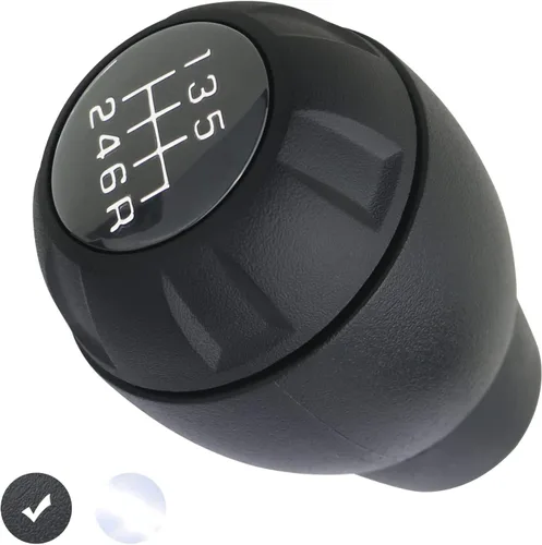 Vista 5 de APPERFiT Pomo de palanca de cambios para transmisión manual 52060485AG compatible con Jeep Wrangler JK 2007 2008 2009 2010 palanca de cambios
