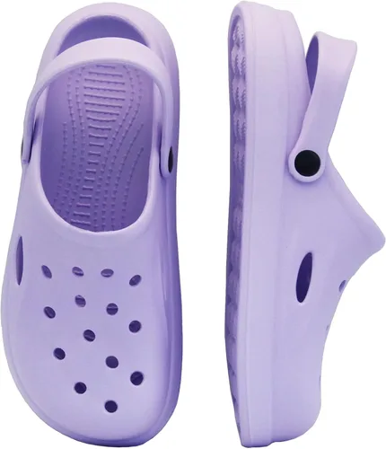 Vista 8 de Cómodos zuecos de jardín para mujeres y hombres, sandalias sin cordones, sandalias ligeras, para usar fuera del hogar, uso casual, antideslizantes