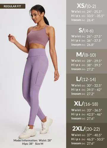 Vista 57 de baleaf Leggings con forro polar para mujer, impermeables, pantalones de senderismo de invierno, mallas térmicas para correr, bolsillos
