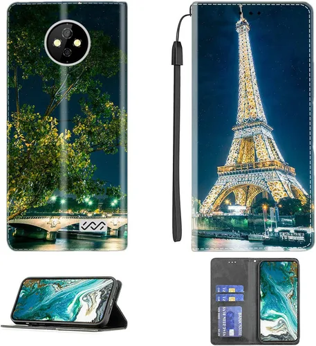 Vista 75 de jioeuinly ATT Motivate 2 - Funda compatible con ATT Motivate 2, funda con soporte abatible y cierre magnético DJS