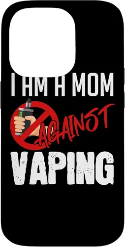 Vista 17 de iPhone 16 I'm A Mom Against Vaping Vaper's Club Vape Case