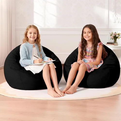 Vista 34 de Homguava - Sillón puff de 3 pies Sillón estilo puff grande de 3 pulgadas con relleno de espuma viscoelástica, sofá suave con funda de terciopelo