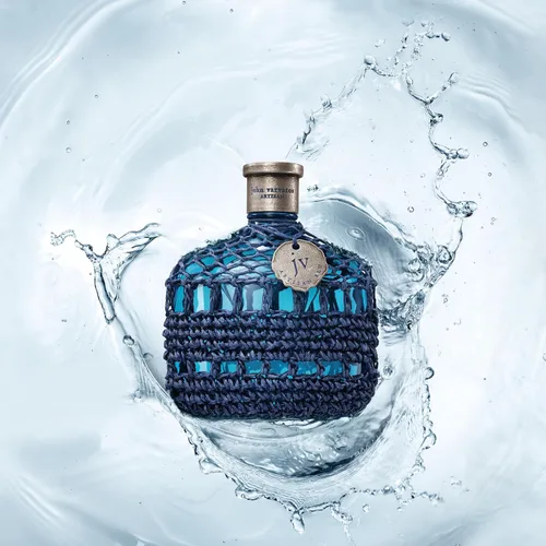 Vista 3 de John Varvatos Colonia para hombre, Artisan Blu Eau de Toilette EDT Spray, aroma Fougere de agua marina con notas de albahaca, pino y geranio