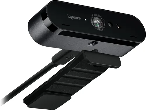 Vista 3 de Logitech Cámara web 4K Pro, resolución 4K a 30 fps, enfoque automático, amplio campo de visión diagonal de 90°, zoom digital 5X, luz derecha 3