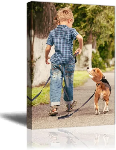 Vista 11 de LZIMU Impresiones de lienzo personalizadas con tus fotos, imágenes personalizadas de 4 x 6 pulgadas a lienzo para pared, personaliza tus fotos, arte
