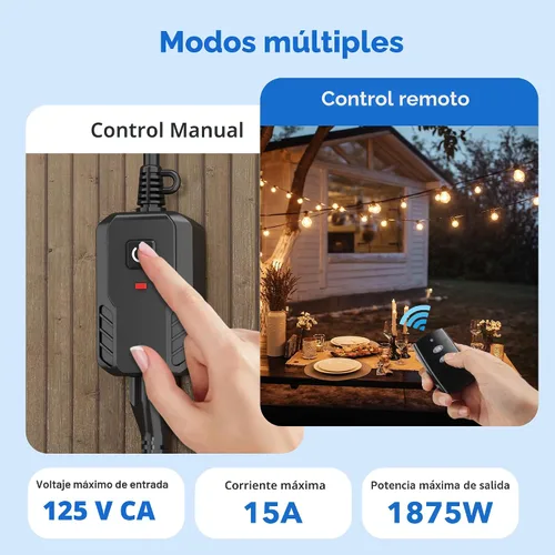 Vista 5 de BN-Link Interruptor de luz inalámbrico con control remoto para interiores