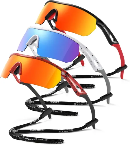 Vista 13 de Kids Sunglasses Youth Baseball Sunglasses for Boys Girls 3-12 Polarized Softball Sports Goggles UV Protection