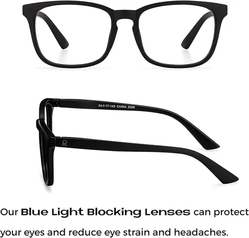Vista 3 de Readerest Blue Light Reading Glasses - Lightweight Computer Glasses w/Spring Hinges - UV Protection, Anti Glare & Eye Strain