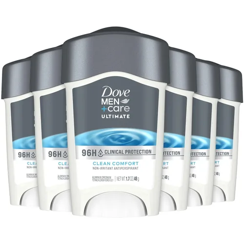 Vista 11 de Dove Desodorante para hombres+Care, antitranspirante de protección clínica 96H, Clean Comfort, paquete de 3 – Prescription Strength Protección