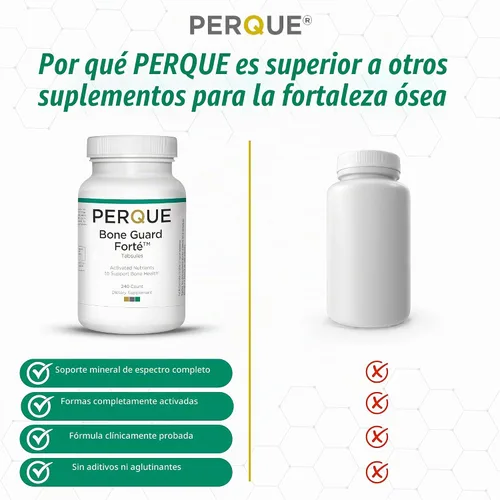 Vista 6 de Perque Bone Guard Forte 20 240 comprimidos por Perque