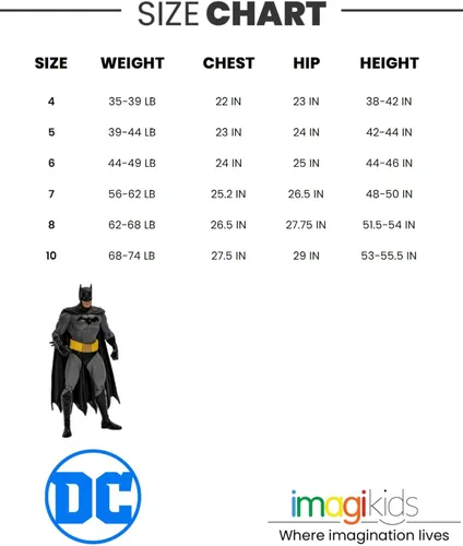 Vista 7 de DC Comics Conjunto de sudadera con capucha y pantalones de Batman de la Liga de la Justicia