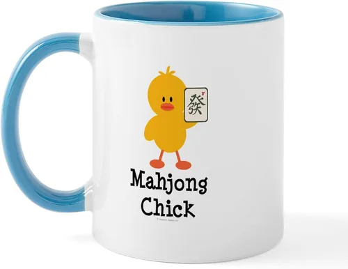 Vista 17 de CafePress Mahjong Mugs - Taza de café de cerámica de 11 oz (11.0 fl oz)