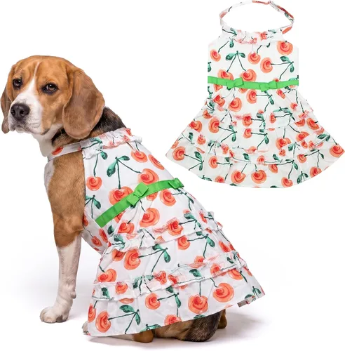 Vista 25 de Parisian Pet Chambray - Vestido para perro - Ligero sin mangas para perro, niña, talla XS Chambray en general