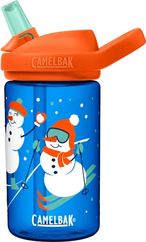 Vista 9 de CamelBak Eddy+ Kids Water Bottle with Bite Valve Straw, Leak‑Resistant Easy Sip Design for Everyday Hydration, 14oz