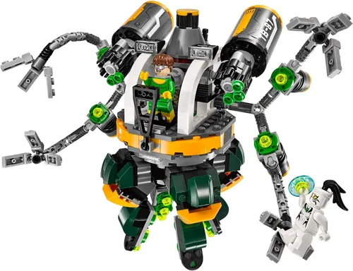 Vista 3 de Juguete Lego Marvel de Spider-Man: trampa de tentáculos del Doctor Octopus