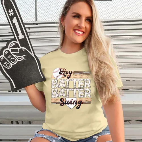 Vista 3 de Camiseta de béisbol para mujer, camiseta de manga corta para mujer, camiseta divertida con gráfico de béisbol para mamá, camiseta de verano casual