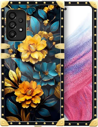 Vista 21 de Funda compatible con Samsung Galaxy A03S 4G, TPU suave de lujo y parte trasera de policarbonato duro para niñas y mujeres, funda protectora a prueba