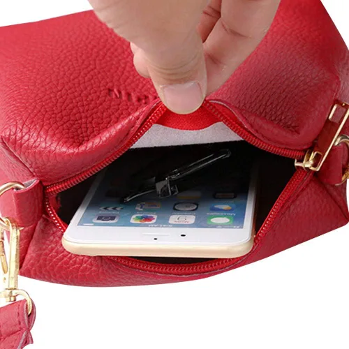 Vista 6 de Bolso de mano negro para mujer tamaño pequeño a la moda 2022 4 piezas bolso de hombro hobo para mujer bolso de mano de cuero para mujer bolso