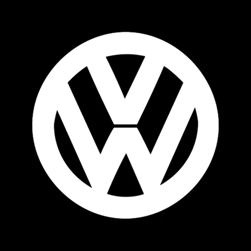 Vista 2 de Volkswagen Sudadera negra con capucha para hombre con logotipo clásico de VW