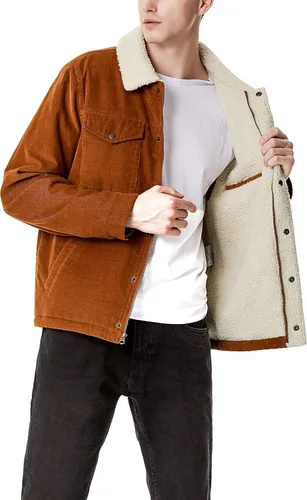 Vista 6 de Levi's Men's Corduroy Sherpa Trucker Jacket