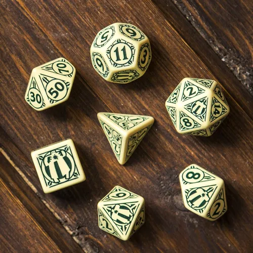 Vista 4 de Q WORKSHOP Pathfinder Playtest RPG Juego de dados 7 piezas ornamentadas