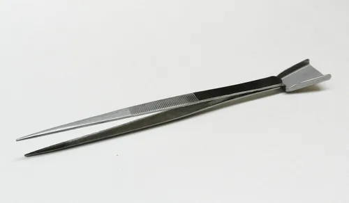 Vista 8 de Pinzas de diamante con cuchara para piedras de trabajo de cuentas Gemologist Pinzas Pala End By JTS