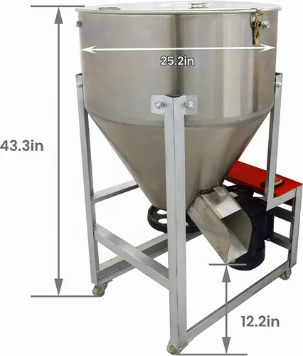 Vista 7 de TECHTONGDA Mezcladora de la licuadora del mezclador del polvo para el gránulo seco 165lbs de la partícula del grano