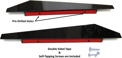Vista 3 de Extensión de divisores de parachoques trasero para BMW CF M3 335i 340i 328i E92 E90 E93 F30 F80 G20 BMW serie 3