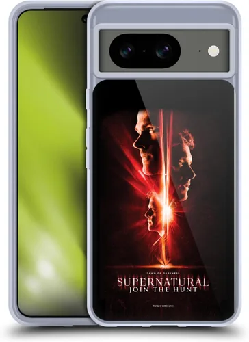 Vista 22 de Head Case Designs Supernatural Sam, Dean & Castiel Key Art - Funda de gel con licencia oficial [protección de grado militar] compatible con Google