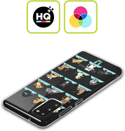 Vista 2 de Head Case Designs Cat Yoga Animals - Funda de gel suave compatible con Samsung Galaxy A13 5G (2021)